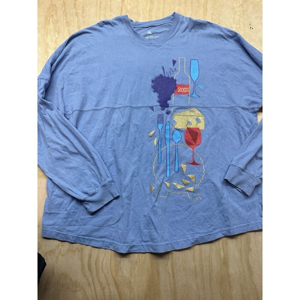 Disney World 2021 Epcot Food And Wine Festival Spirit Jersey XXL‎ Foodie Blue